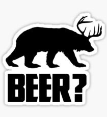 Beer, Bear? Sticker
