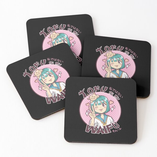 Item preview, TOFU is my WAIFU, Funny Anime Girl designed and sold by Shirtflyer.