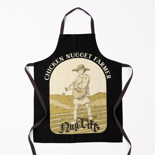 Item preview, Funny Chicken Nugget Farmer Nug Life designed and sold by Basti09.