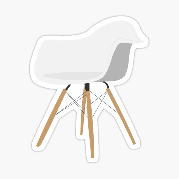 chair stickers redbubble redbubble