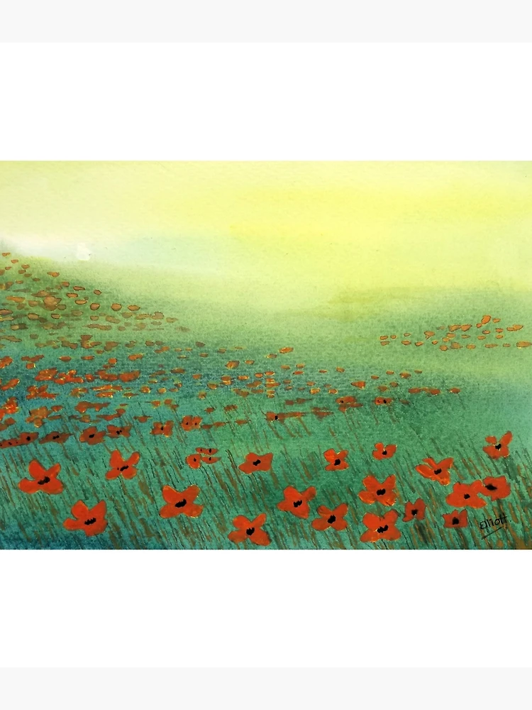 Thumbnail 3 of 3, Backpack, Poppy Field designed and sold by Pat Elliott.