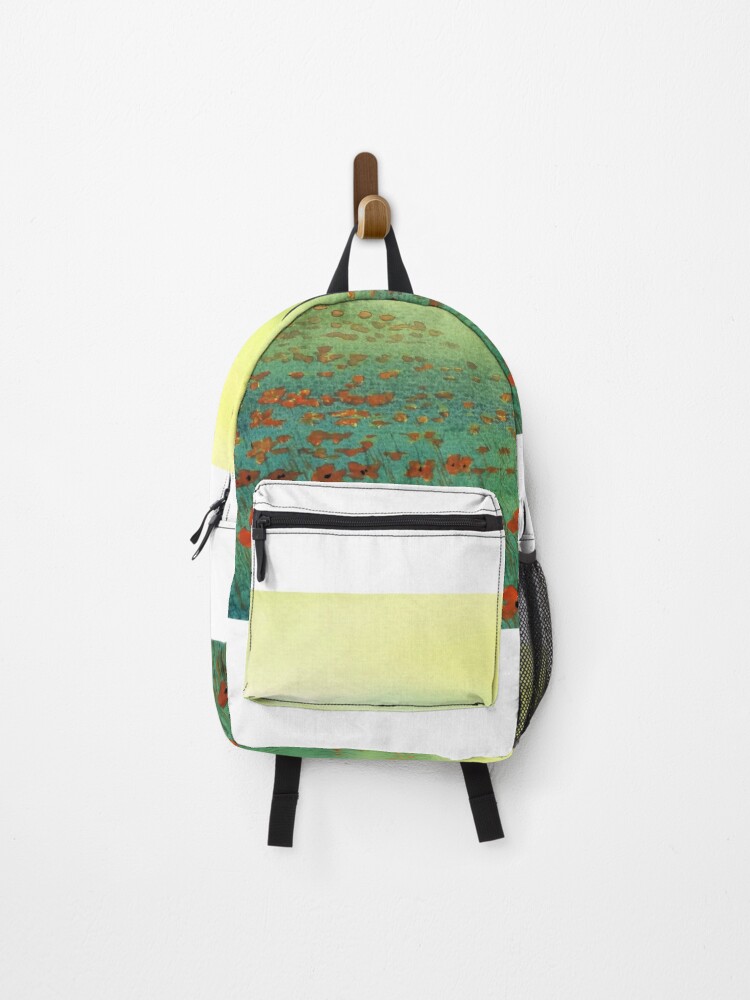 Thumbnail 1 of 3, Backpack, Poppy Field designed and sold by PatEll.