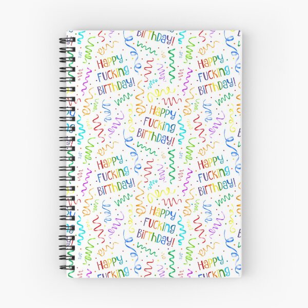 Item preview, Happy Fucking Birthday designed and sold by KrisInStitches.