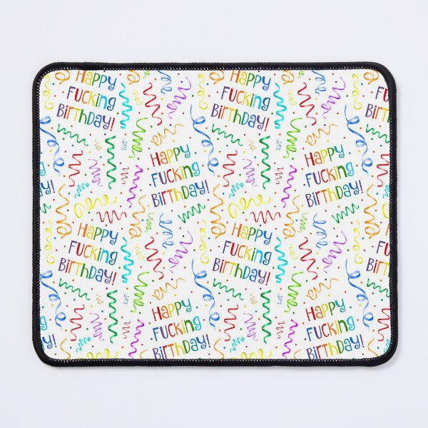 Item preview, Happy Fucking Birthday designed and sold by KrisInStitches.