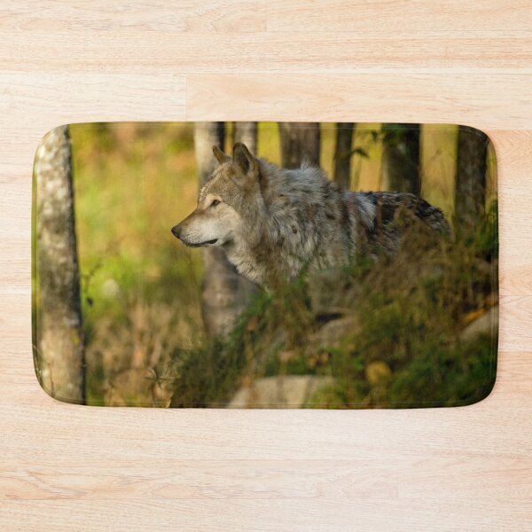 Item preview, Timber Wolf In The Forest designed and sold by WolvesOnly.