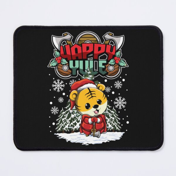 Item preview, Happy Yule Viking tiger designed and sold by ClamenTaon.