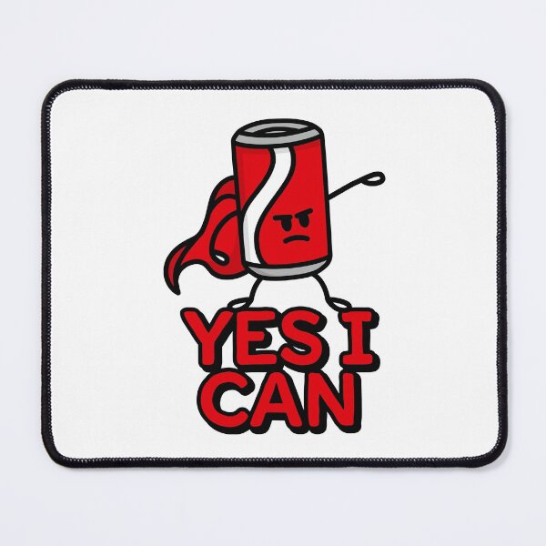 Item preview, Yes I can, funny Super Hero Superhero Cola can food puns designed and sold by LaundryFactory.