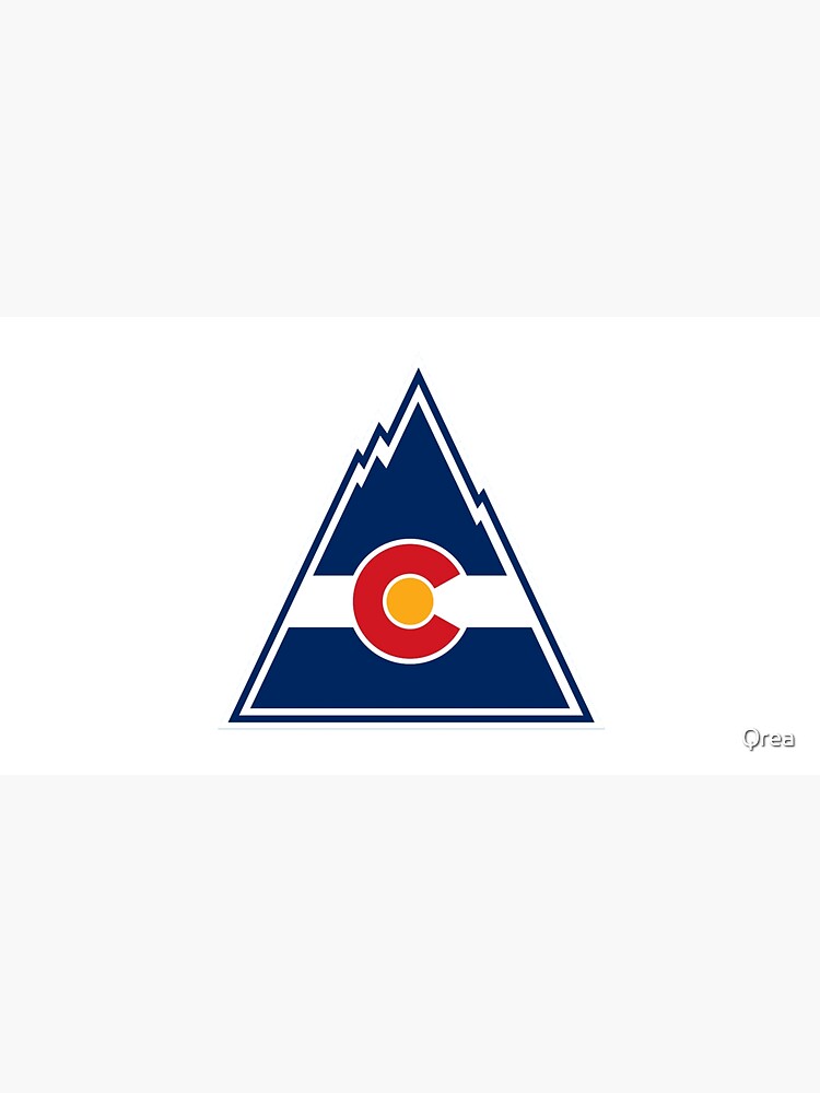 Defunct Colorado Rockies hockey team emblem vintage retro