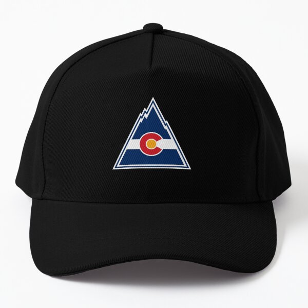 COLORADO ROCKIES HOCKEY LOGO HAT - GOLD – Bandwagon Retro Sports