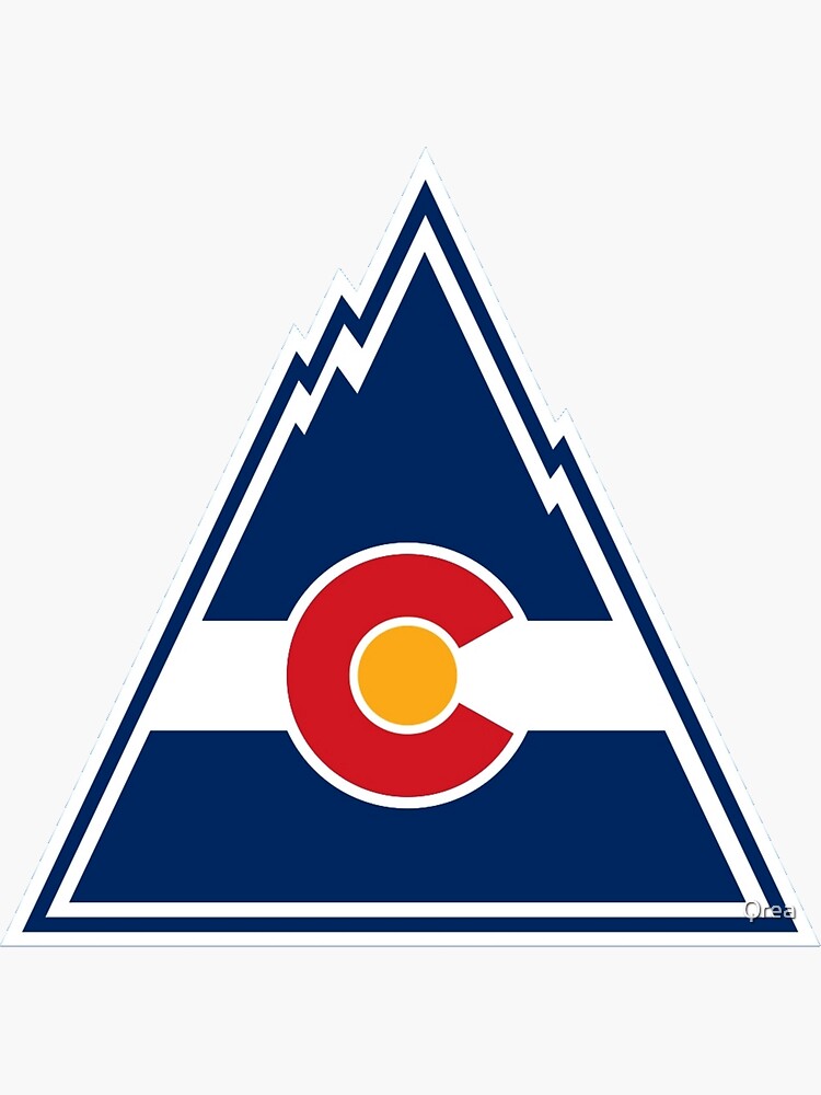 Colorado Rockies Vintage Defunct Hockey Team Emblem Colorado Rockies Pin | Redbubble