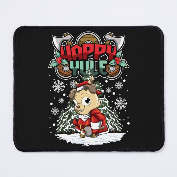Item preview, Happy Yule Viking Pug Dog designed and sold by ClamenTaon.