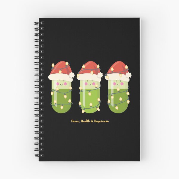 Item preview, Peace, health and happiness: Cute dressed up pills christmas greeting designed and sold by Eenig.