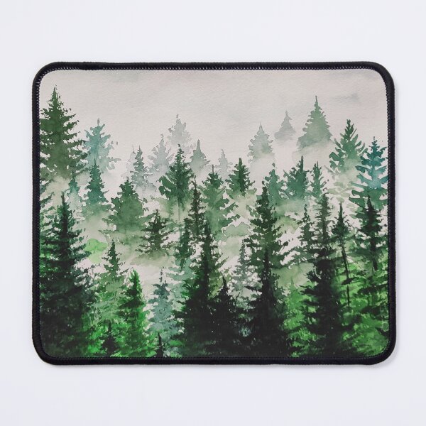 Item preview, foggy forest designed and sold by colorful  art.