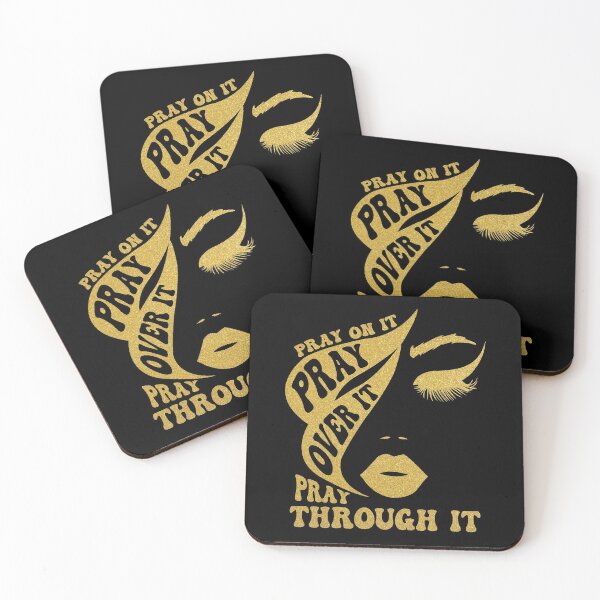 Item preview, Pray On It, Pray Over It, Pray Through It designed and sold by 4wordsmovement.
