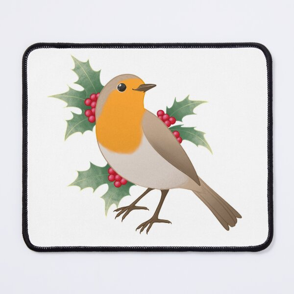 Item preview, Smiling European Robin designed and sold by Shanman-Art.