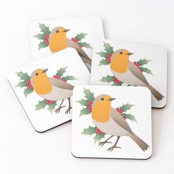 Item preview, Smiling European Robin designed and sold by Shanman-Art.