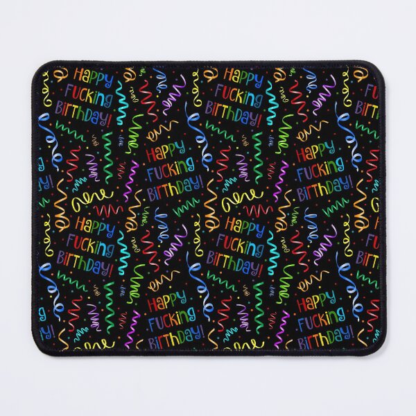 Item preview, Happy Fucking Birthday designed and sold by KrisInStitches.