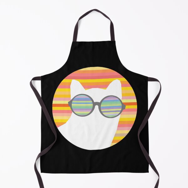 Item preview, Cat with rainbow colors designed and sold by Paint84.