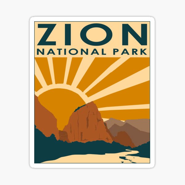 Vista previa del artículo con la obra «Parque Nacional Zion», diseñado y vendido por zsonn.
