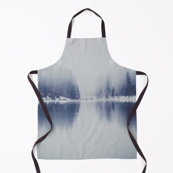 Item preview, Enchanted Snowy Winter Forest And Lake Landscape designed and sold by Simi2020.