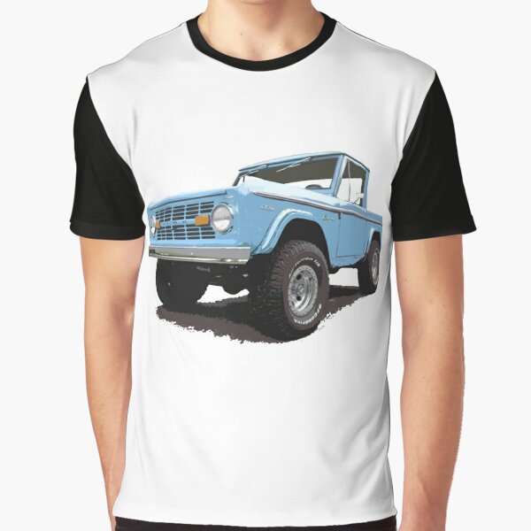 Rambler Bronco T-Shirt | Topless Ford Bronco Logo Tee by Laid-Back USA M