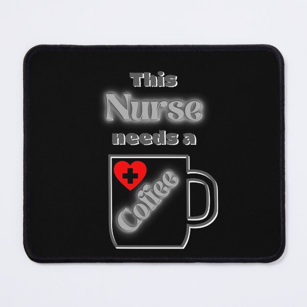 Item preview, This nurse needs a cup of coffee with grey cup and grey-black text #7 designed and sold by AnnaBBS.