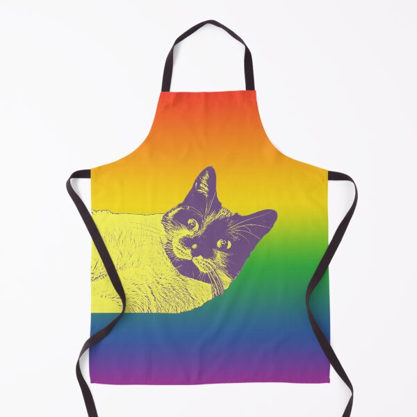 Item preview, Gay Pride cat art on tshirts and other accessories designed and sold by Manimal-Merch.