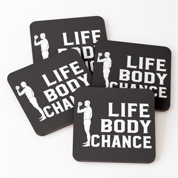 Item preview, Fitness Slogan One Life One Body One Chance designed and sold by KellySX.