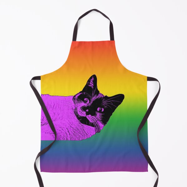 Item preview, Gay Pride cat art on tshirts and other accessories designed and sold by Manimal-Merch.
