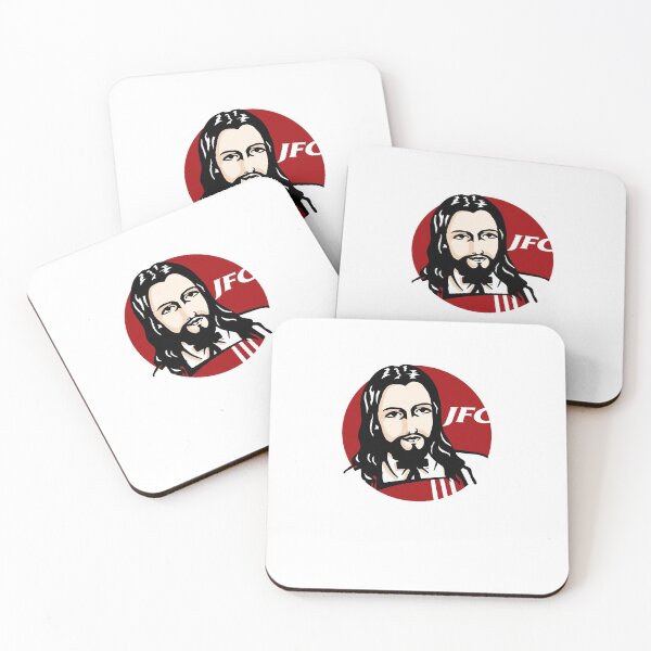 Item preview, Pegatina JFC Jesus Fried Chicken designed and sold by MartinCumming.
