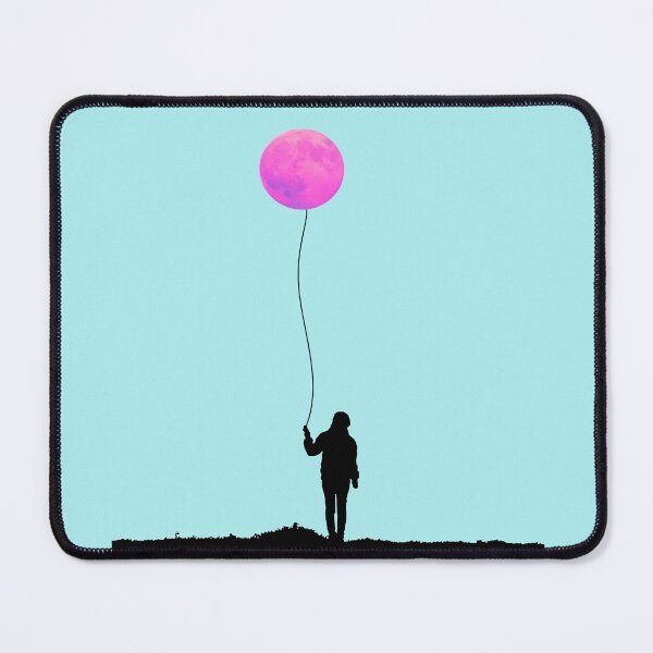 Item preview, Girl with Colorful Moon Balloon - Sunset - Art Art designed and sold by urban-design.