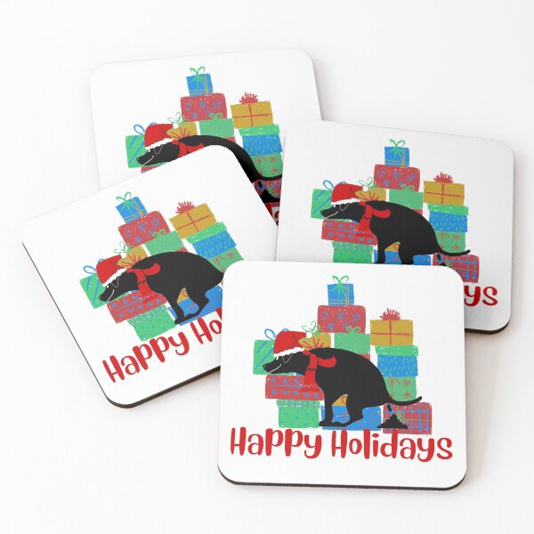 Item preview, Pooping Dog Christmas Gifts Happy Holidays designed and sold by Willyboy16.