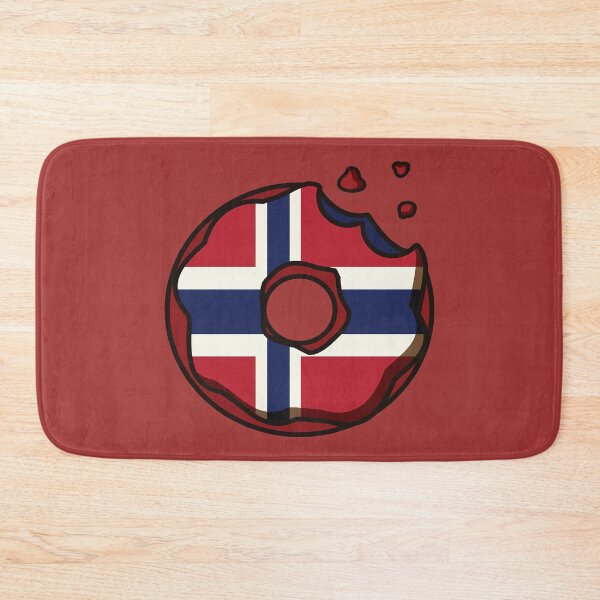 Item preview, Norway flag on a donut designed and sold by Donutlovers.