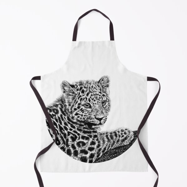 Item preview, Amur leopard cub circle designed and sold by LorenDowding.