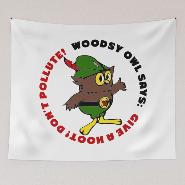 Item preview, Give a Hoot! Don't Pollute! designed and sold by Martini-Four.