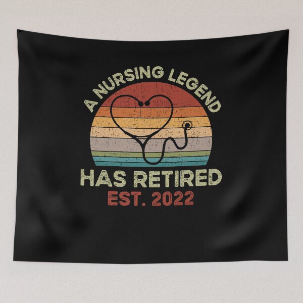 Item preview, A Nursing Legend Has Retired, Retired Nurse 2022 Shirt, Retirement Gift for Nurse, Funny Retired Shirt for Nurse, Retro Retired Nurse Shirt designed and sold by aymob.