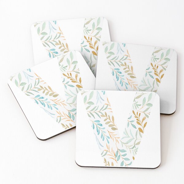 Item preview,  Flower Designed Letter V designed and sold by LitterArt.
