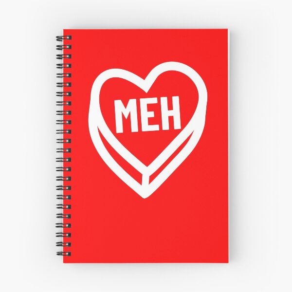Item preview, Meh Valentine Candy Heart Funny Anti Valentine's Day Meh Gear designed and sold by DynamicDesign.