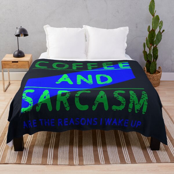 Item preview, Copy of Coffee and Sarcasm in green designed and sold by all-quotes.