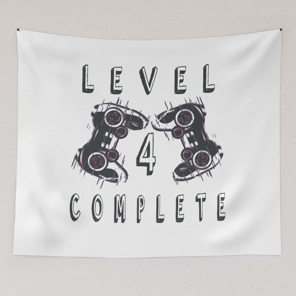 Item preview, Vintage Level 4th Complete 4 Year Wedding Anniversary Gift T-Shirt designed and sold by aksanchen.