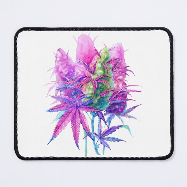 Item preview, Cannabis bouquet under ultraviolet light. designed and sold by ogurechka.