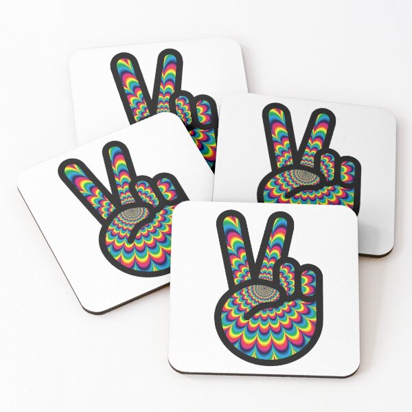 Item preview, Psychedelic Peace Out designed and sold by thesmokeydogs.