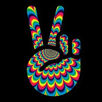 Artwork thumbnail, Psychedelic Peace Out by thesmokeydogs
