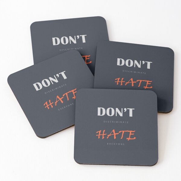 Item preview,  Don't discriminate funny quote illustrated text designed and sold by expresivedesign.