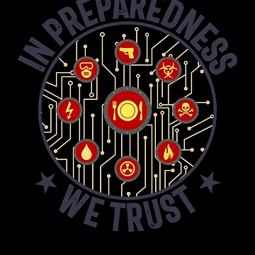 Vorschaubild zum Design In Preparedness We Trust Funny Survivalist Gift Prepper Gear von DynamicDesign