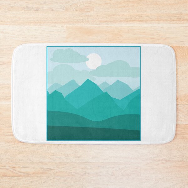Item preview, Mountains view cute illustration designed and sold by Mayarart.