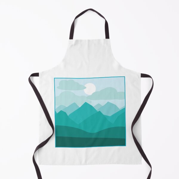 Item preview, Mountains view cute illustration designed and sold by Mayarart.