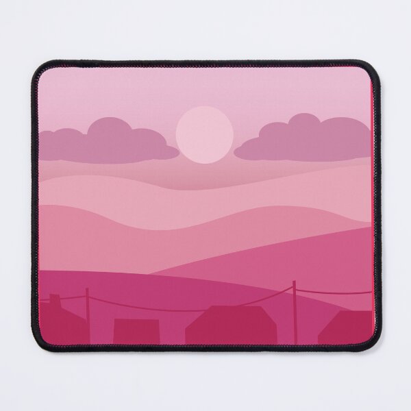 Item preview, Pink town view cute illustration designed and sold by Mayarart.
