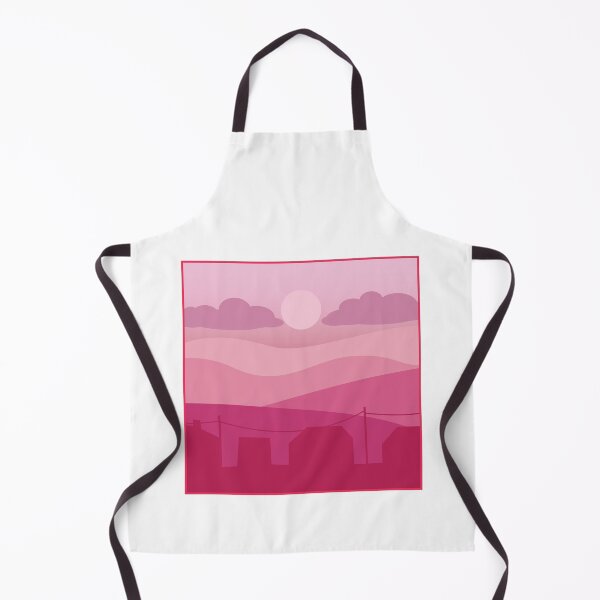 Item preview, Pink town view cute illustration designed and sold by Mayarart.