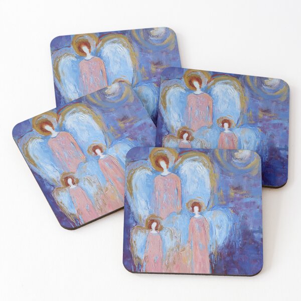 Aperçu de l'œuvre Ange Art Ange Peinture Oeuvre Ange Gardien Enfants Enfants Chambre Décor créée et vendue par tanabe.